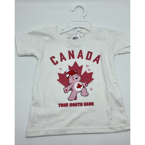 Care Bears True North Bear Rare Toys R Us Exclusive T-shirt Shirt Glitter 2T - Picture 1 of 4